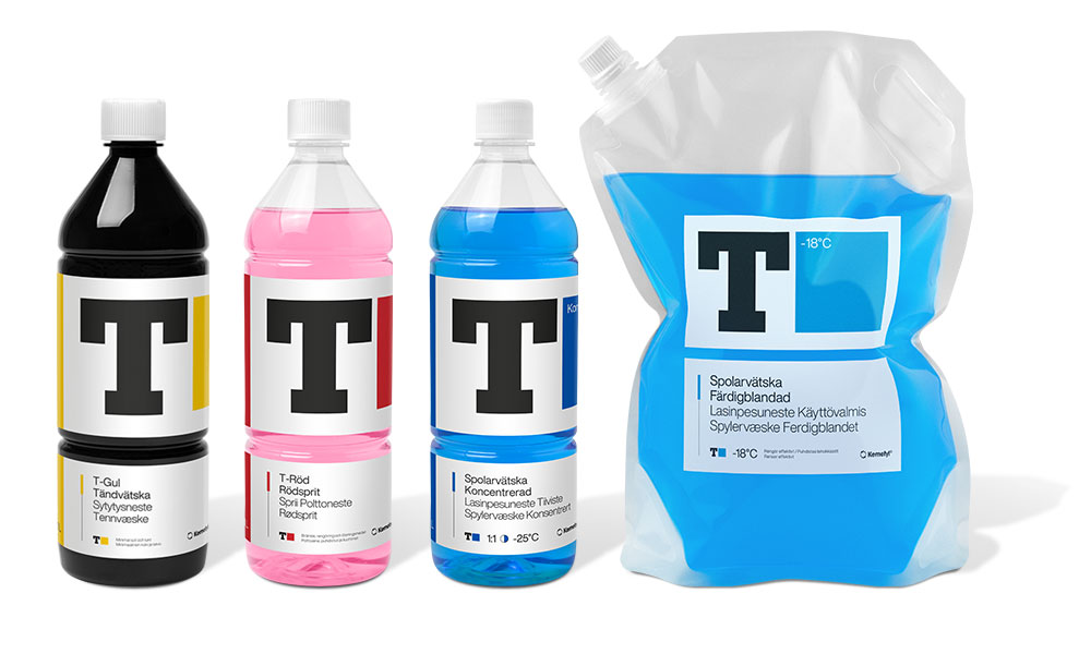 Det klassiska T-varumärket har får en ny design